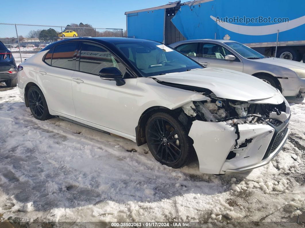 2021 Toyota Camry Xse V6 White vin: 4T1KZ1AK8MU055150