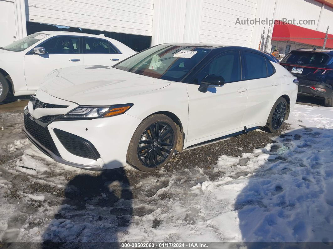 2021 Toyota Camry Xse V6 White vin: 4T1KZ1AK8MU055150