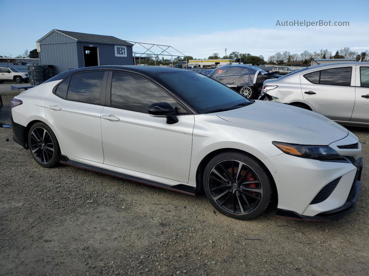 2021 Toyota Camry Trd White vin: 4T1KZ1AK9MU057621