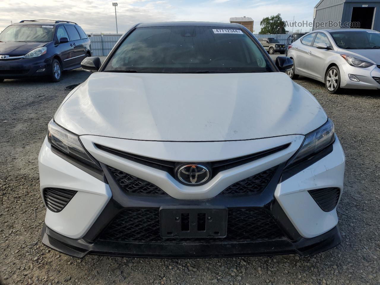 2021 Toyota Camry Trd White vin: 4T1KZ1AK9MU057621