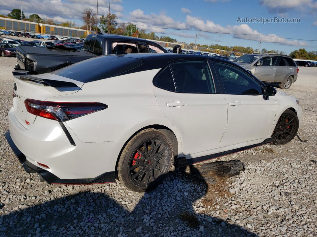 2021 Toyota Camry Trd White vin: 4T1KZ1AKXMU049236