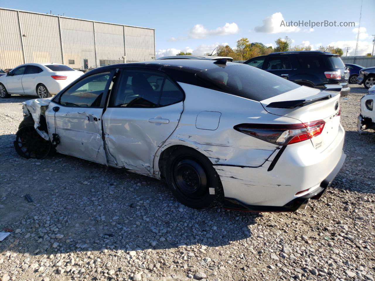 2021 Toyota Camry Trd White vin: 4T1KZ1AKXMU049236