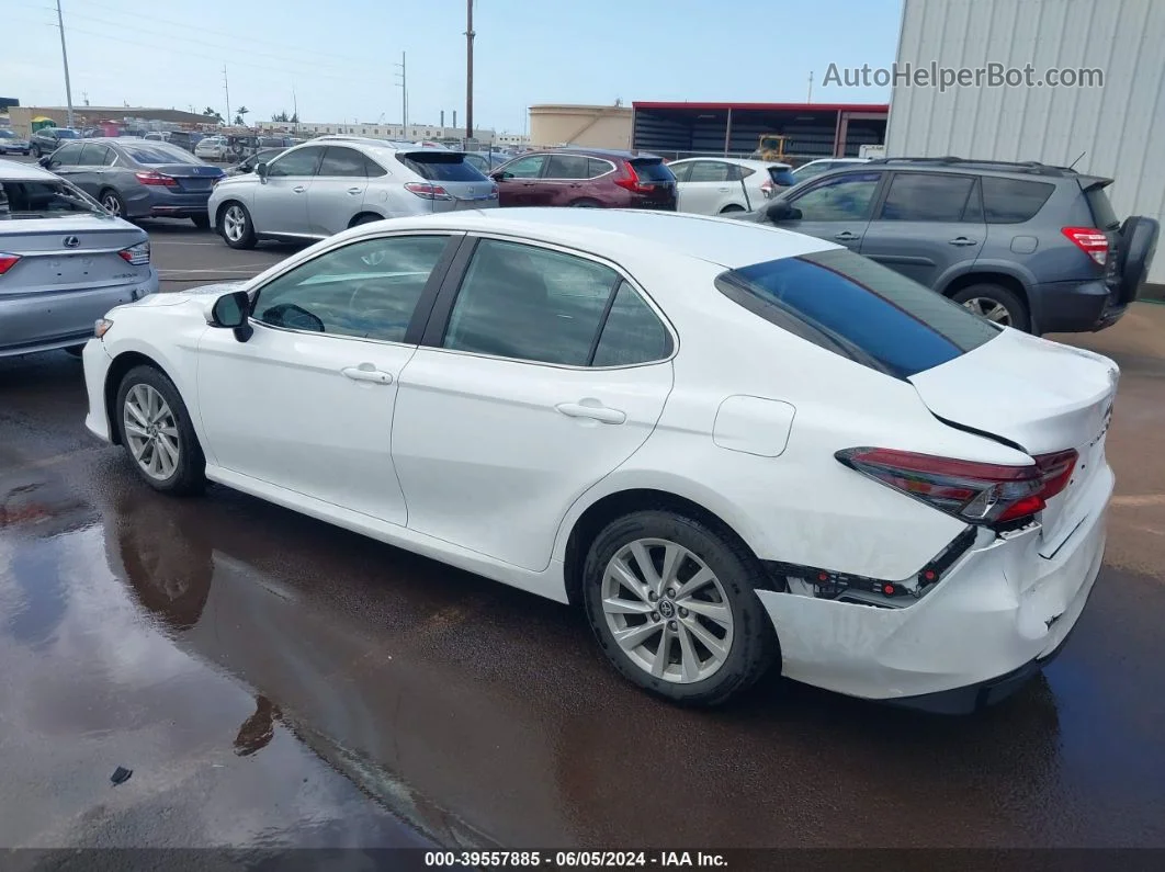 2021 Toyota Camry Le White vin: 4T1R11AK7MU471924