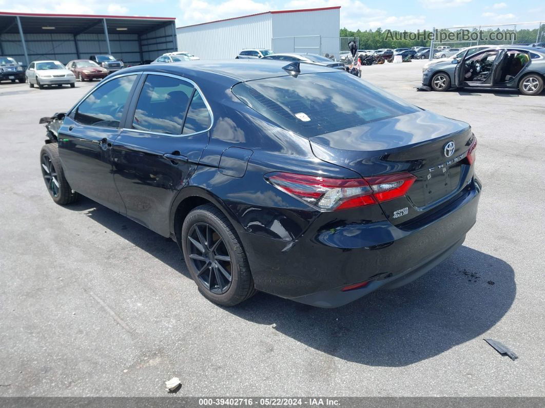 2021 Toyota Camry Le Black vin: 4T1R11AKXMU447620