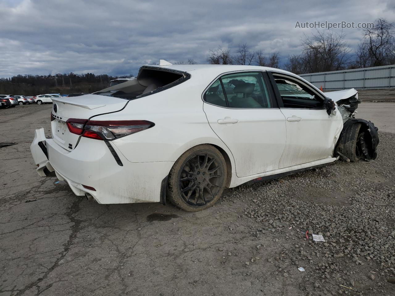 2021 Toyota Camry Se White vin: 4T1S11BK7MU046607