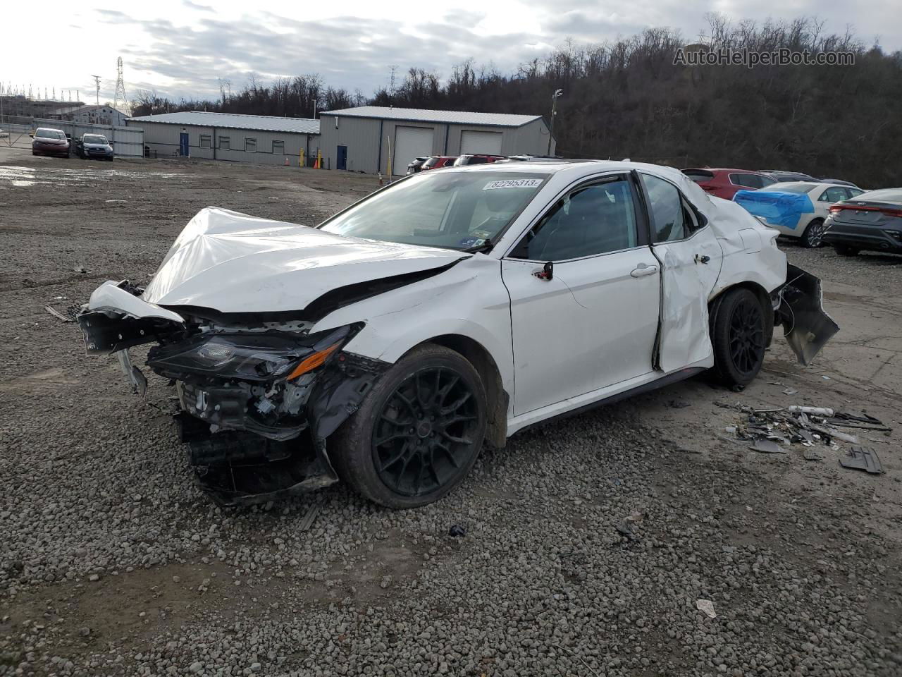 2021 Toyota Camry Se White vin: 4T1S11BK7MU046607