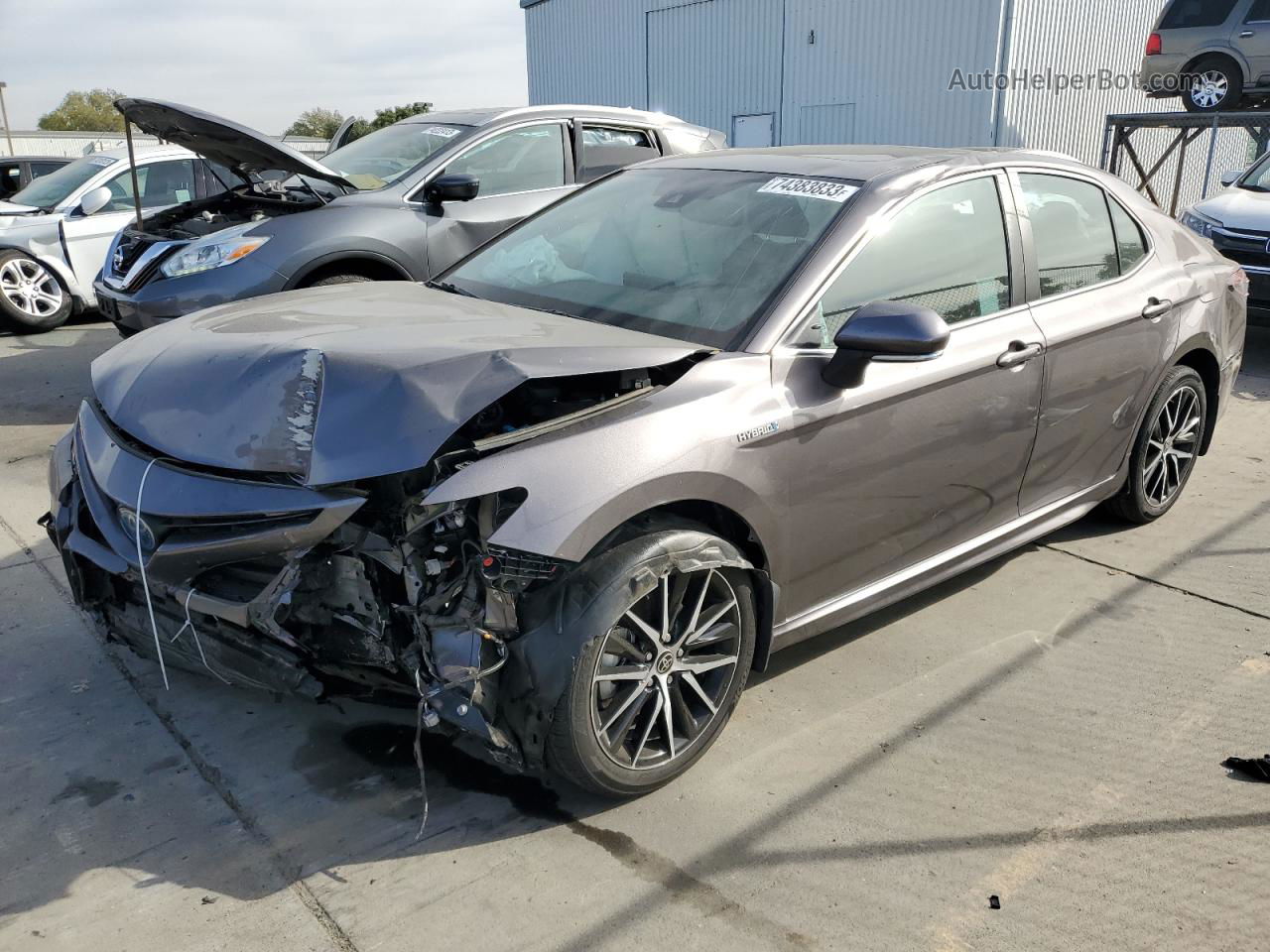 2021 Toyota Camry Se Gray vin: 4T1S31AK0MU568829