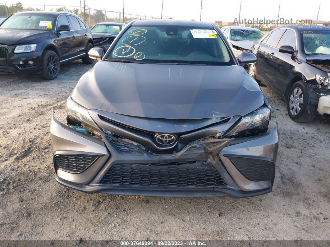 2021 Toyota Camry Se Gray vin: 4T1T11AK1MU561480