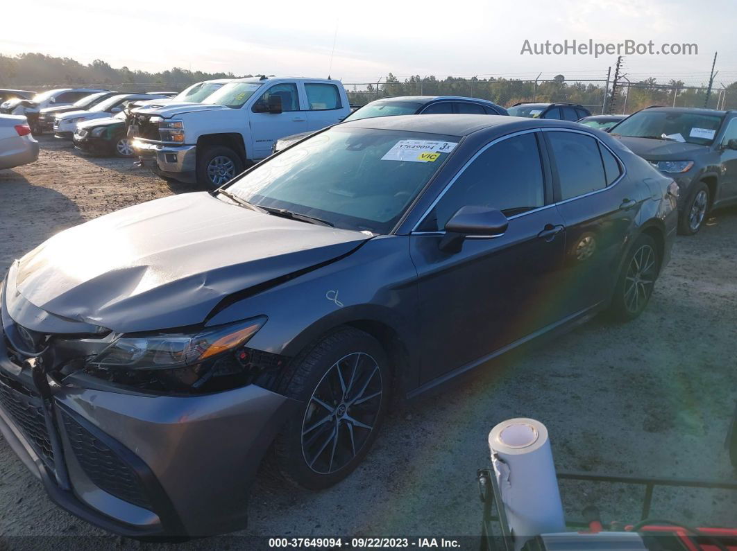 2021 Toyota Camry Se Gray vin: 4T1T11AK1MU561480