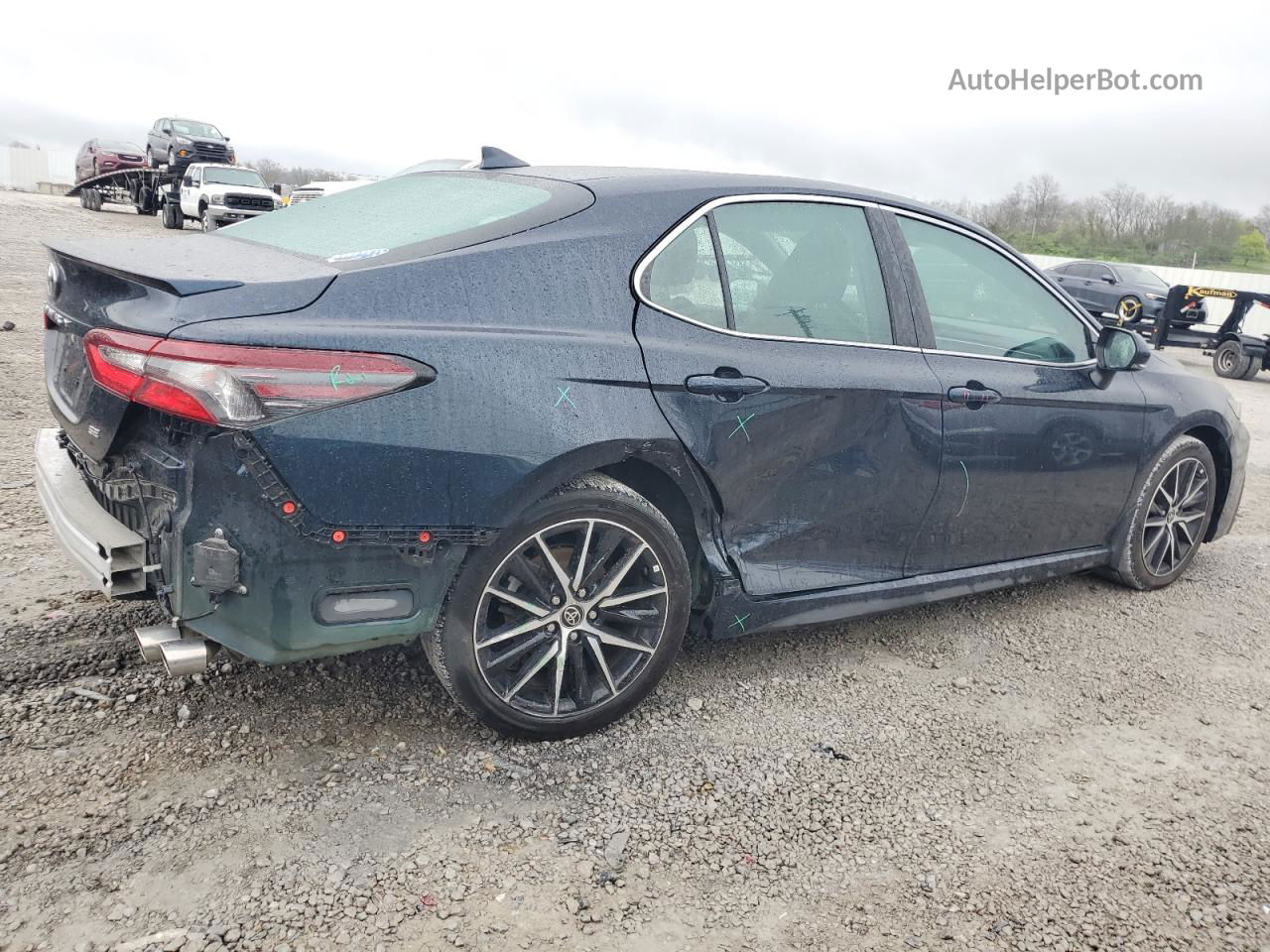 2021 Toyota Camry Se Синий vin: 4T1T11AK2MU494792