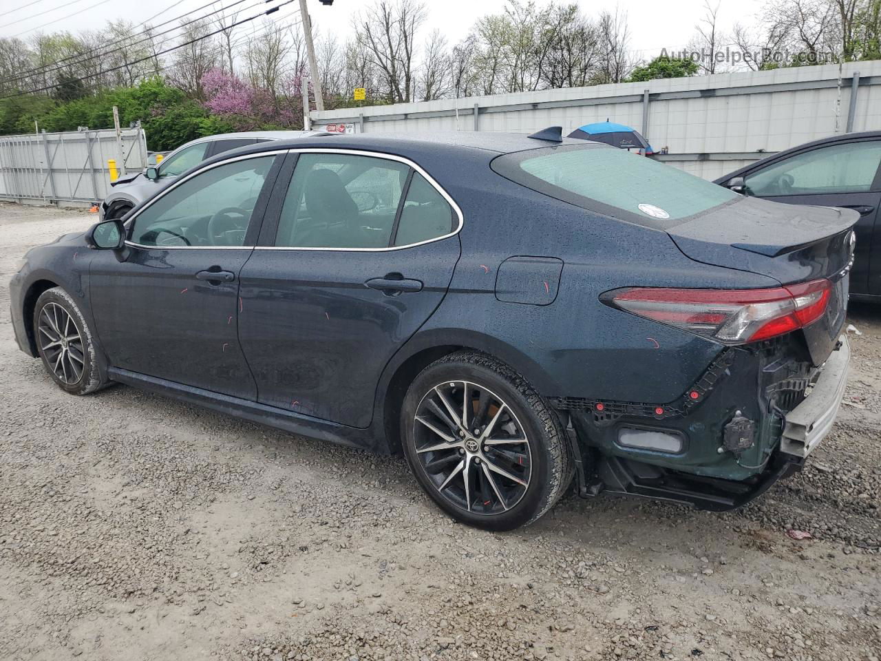 2021 Toyota Camry Se Синий vin: 4T1T11AK2MU494792