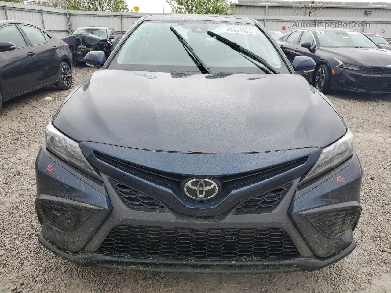 2021 Toyota Camry Se Синий vin: 4T1T11AK2MU494792