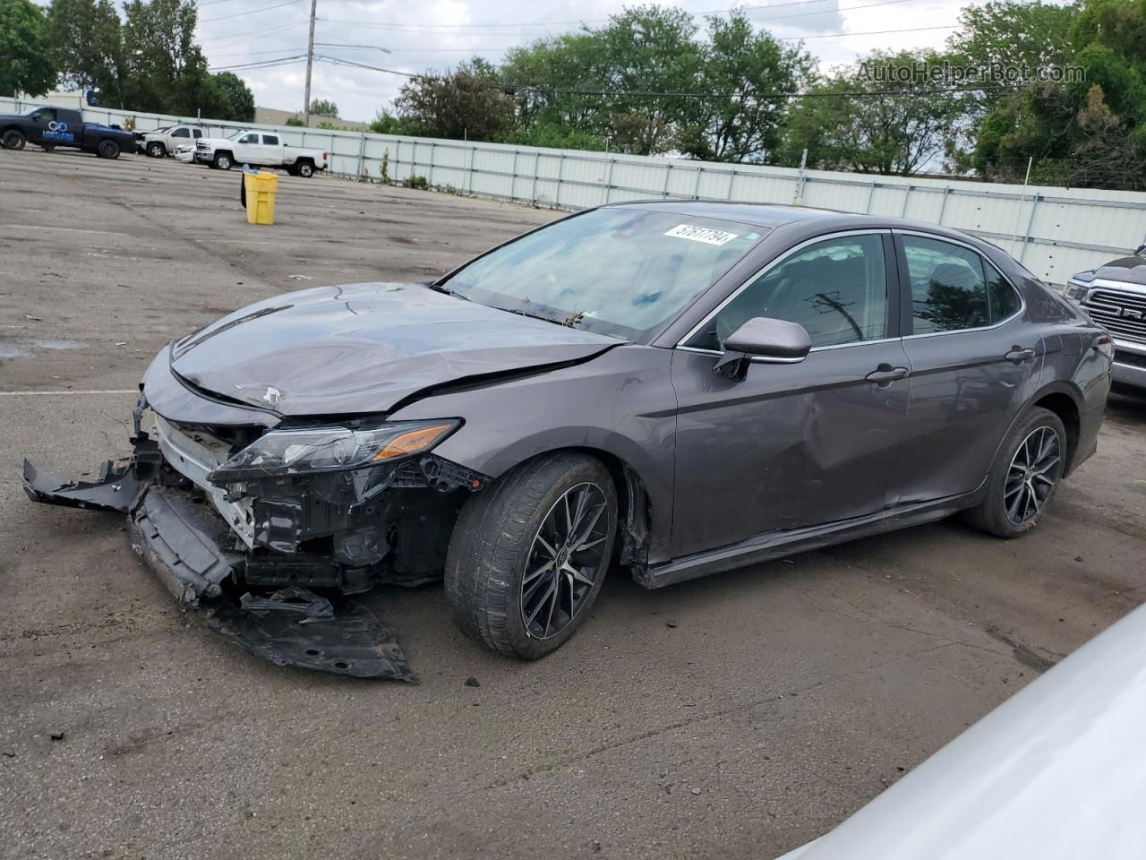 2021 Toyota Camry Se Gray vin: 4T1T11AK4MU605228