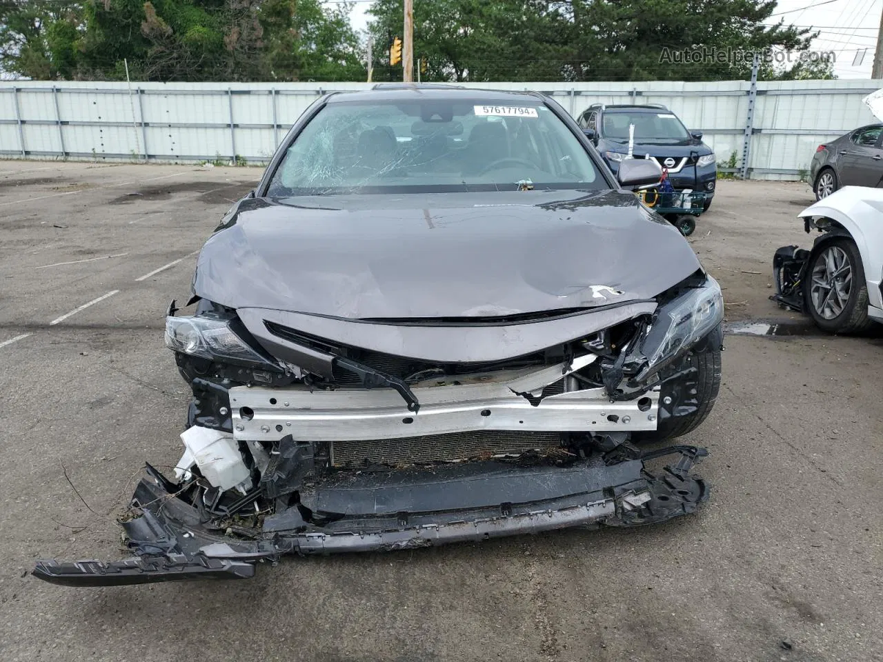 2021 Toyota Camry Se Серый vin: 4T1T11AK4MU605228