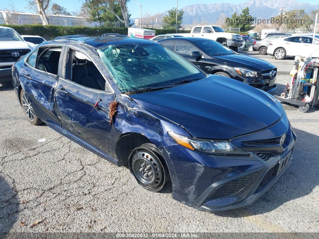 2021 Toyota Camry Se Dark Blue vin: 4T1T11AK6MU562706