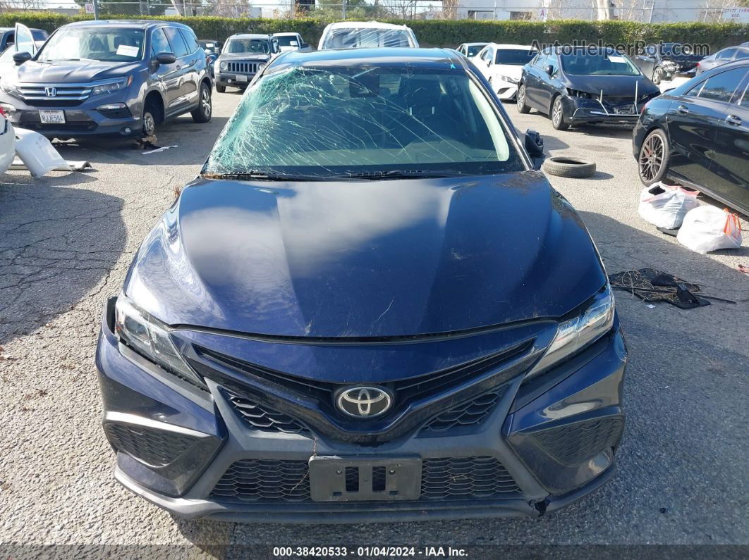 2021 Toyota Camry Se Dark Blue vin: 4T1T11AK6MU562706