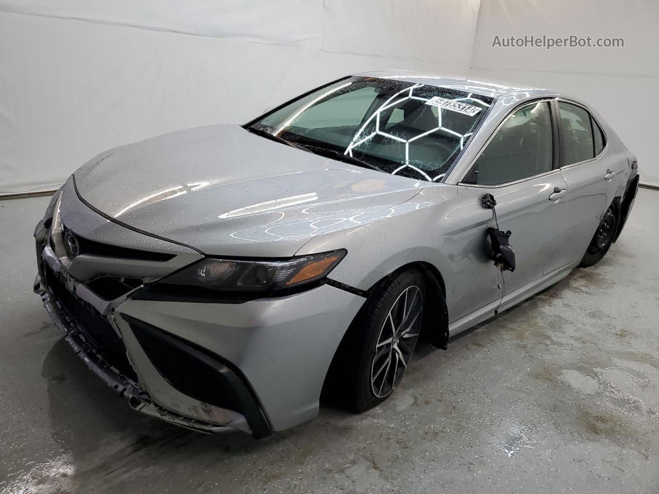 2021 Toyota Camry Se Silver vin: 4T1T11AK6MU593860