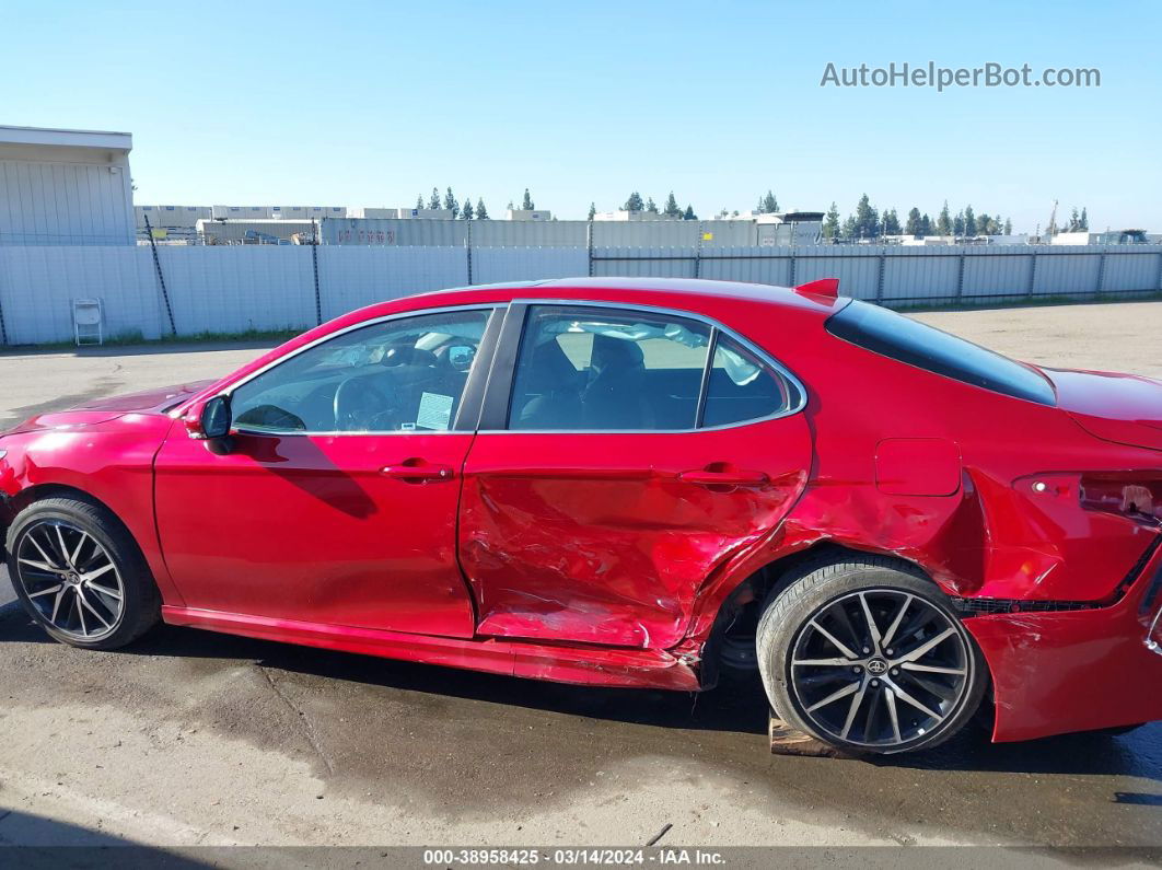 2021 Toyota Camry Se Red vin: 4T1T11AK8MU453129