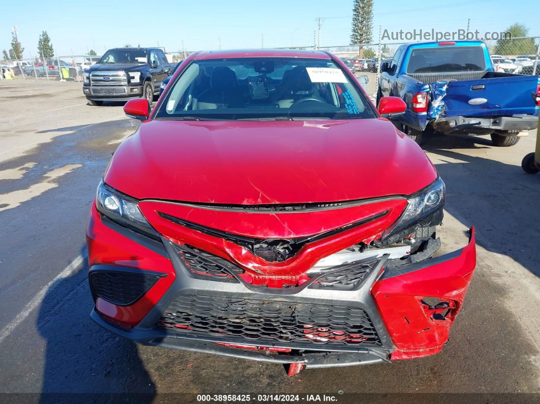 2021 Toyota Camry Se Red vin: 4T1T11AK8MU453129