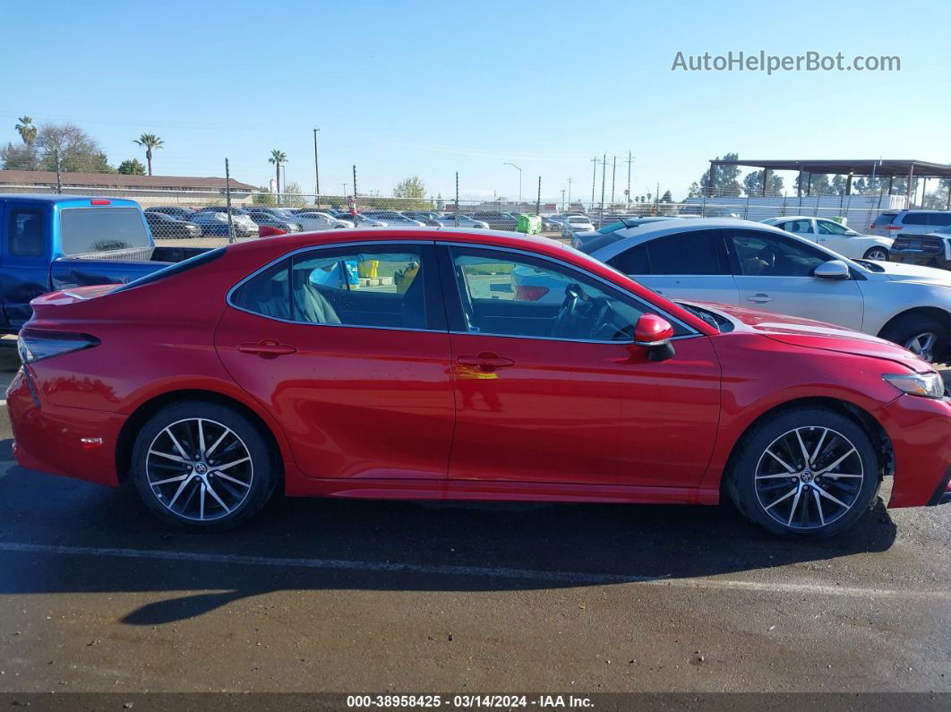 2021 Toyota Camry Se Red vin: 4T1T11AK8MU453129