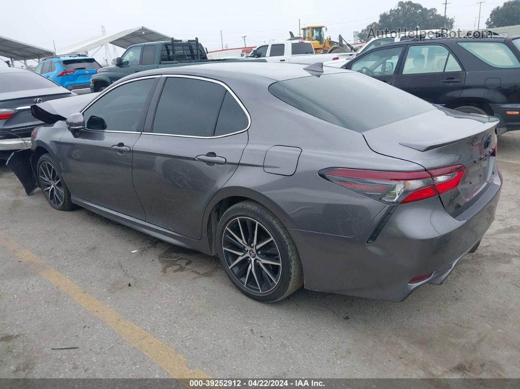 2021 Toyota Camry Se Серый vin: 4T1T11AK9MU542529