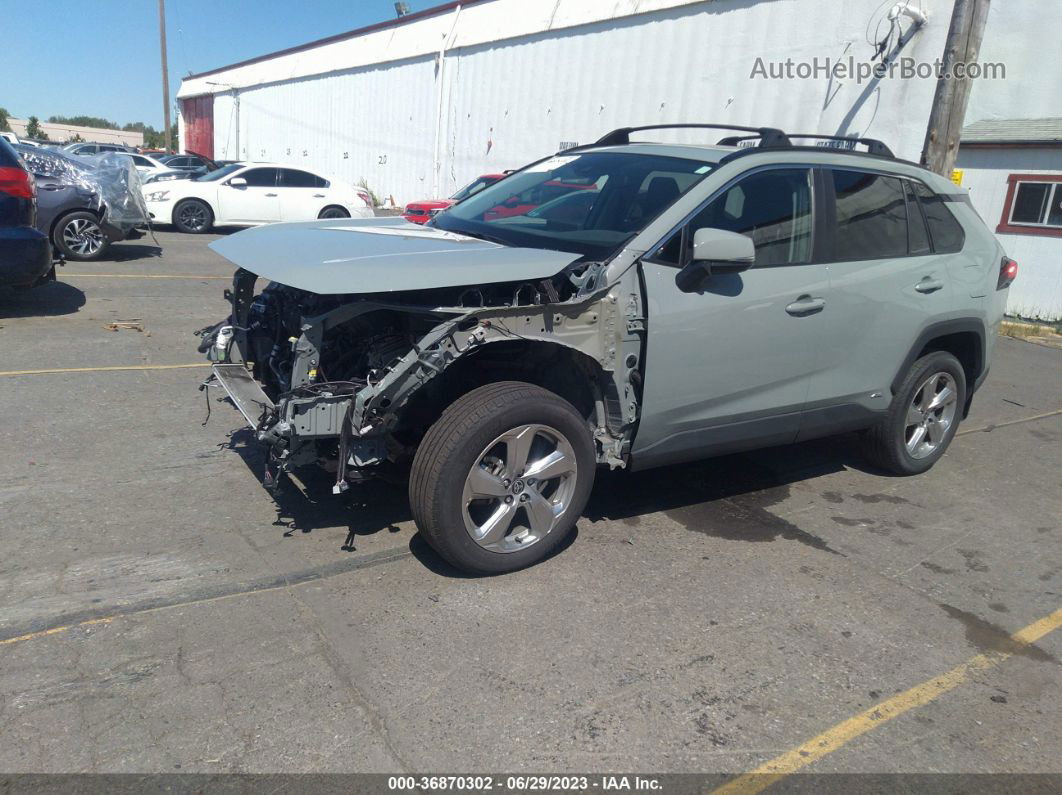 2021 Toyota Rav4 Hybrid Green vin: 4T3B6RFV5MU054815