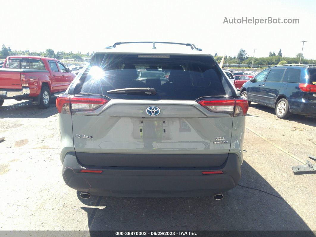 2021 Toyota Rav4 Hybrid Green vin: 4T3B6RFV5MU054815