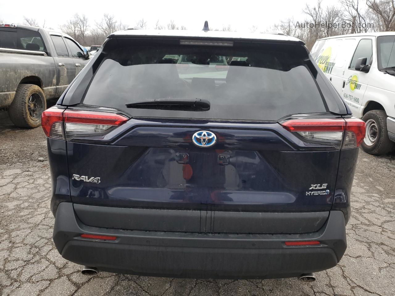 2021 Toyota Rav4 Xle Premium Blue vin: 4T3B6RFV9MU041968