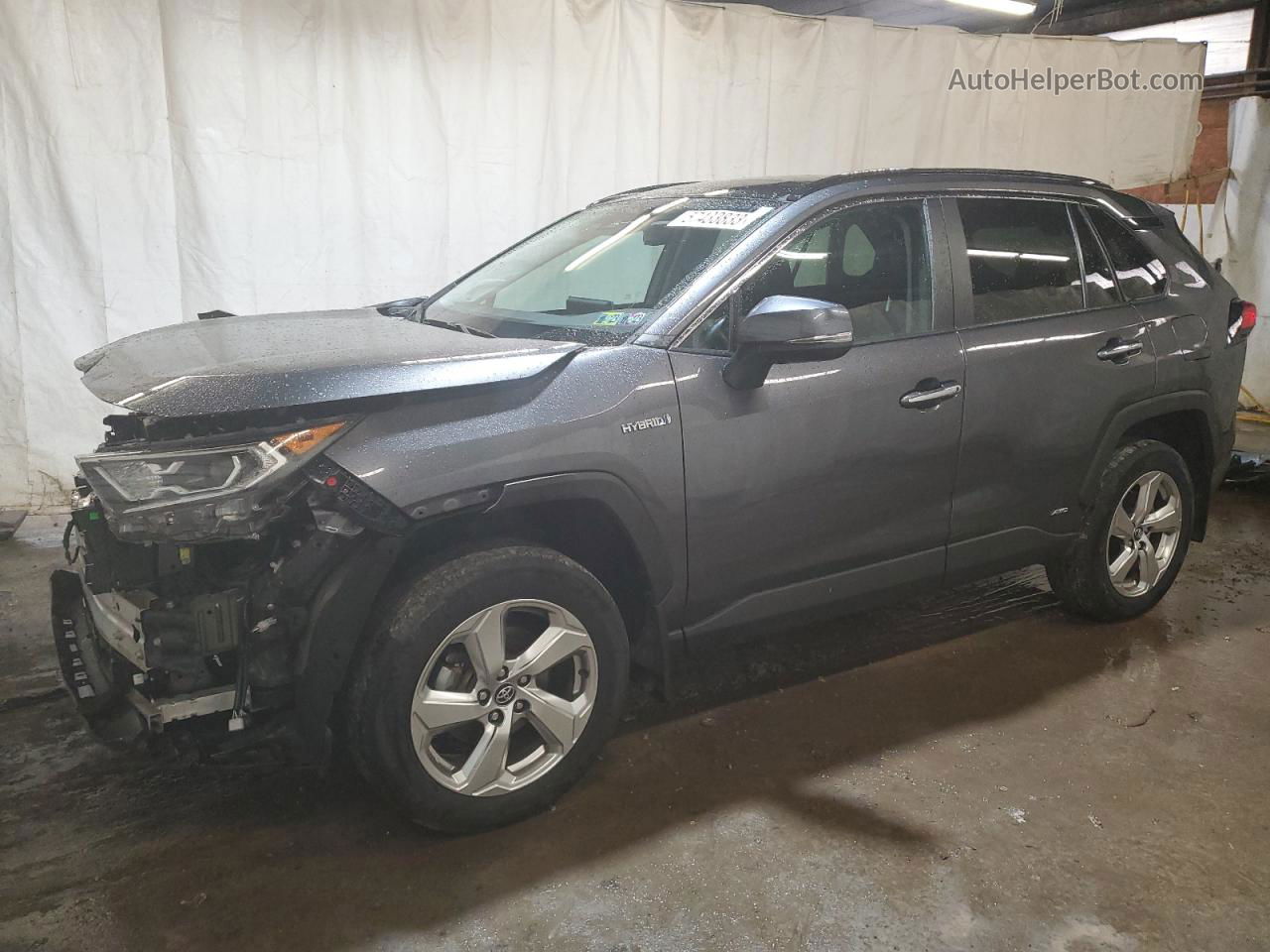 2021 Toyota Rav4 Limited Charcoal vin: 4T3D6RFV6MU012632