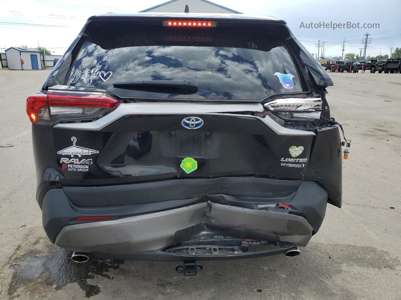 2021 Toyota Rav4 Limited Черный vin: 4T3D6RFV9MU056740