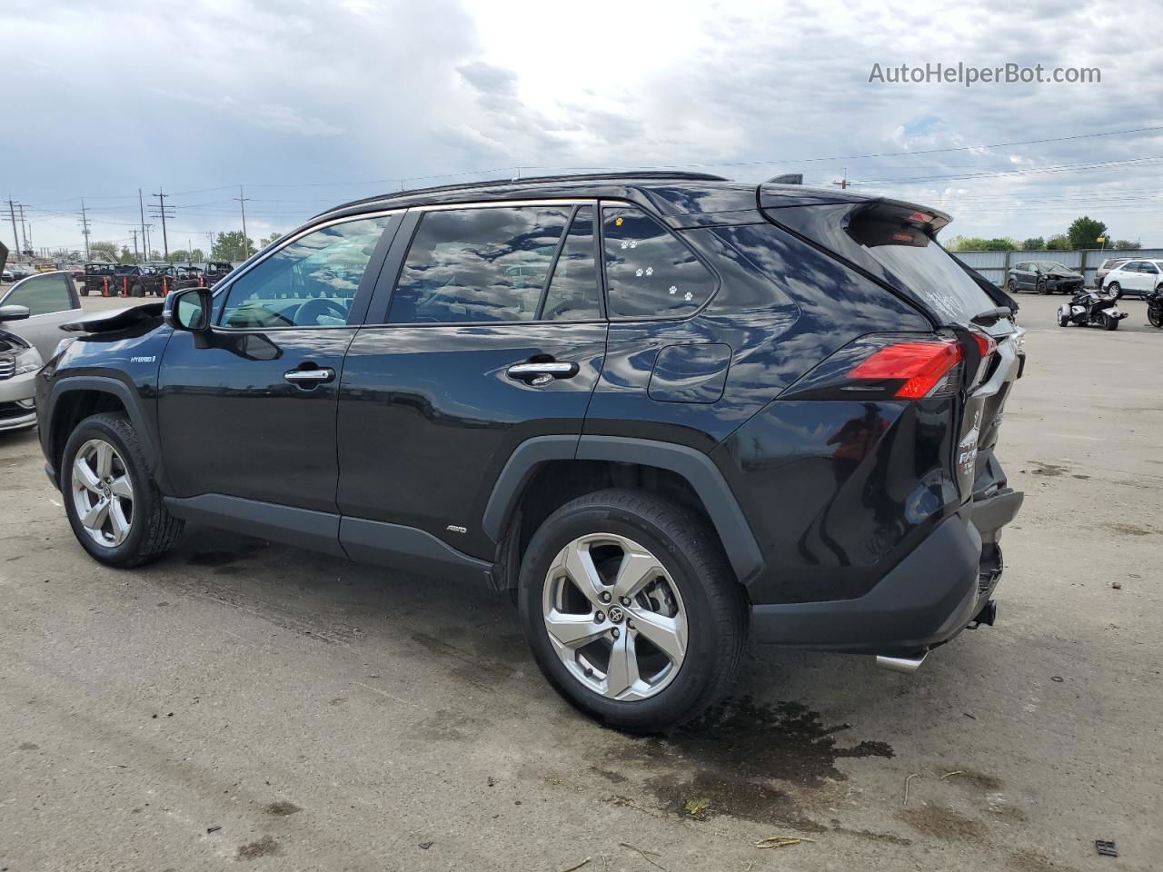 2021 Toyota Rav4 Limited Черный vin: 4T3D6RFV9MU056740