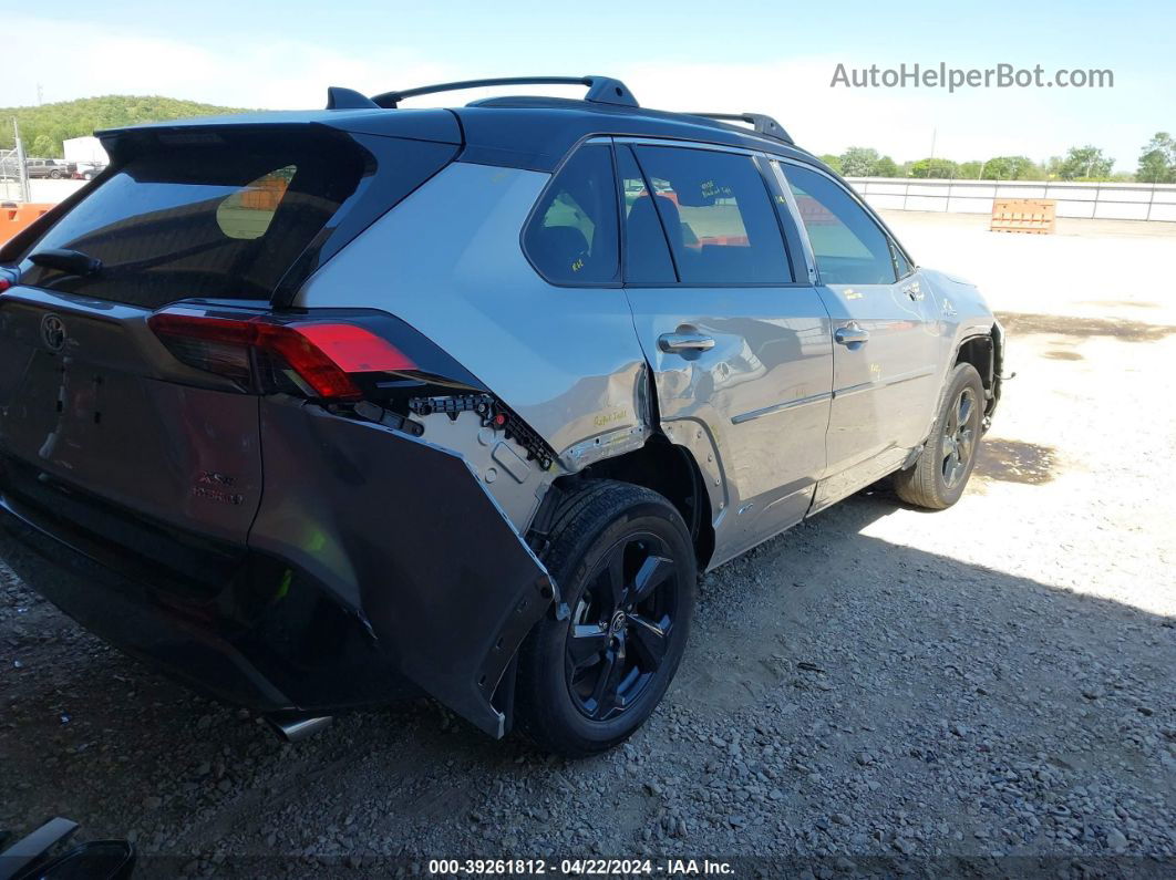 2021 Toyota Rav4 Xse Hybrid Silver vin: 4T3E6RFV0MU049308