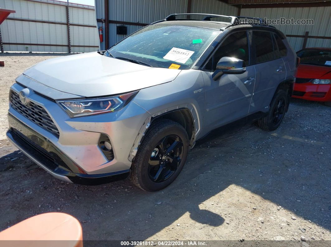 2021 Toyota Rav4 Xse Hybrid Silver vin: 4T3E6RFV0MU049308