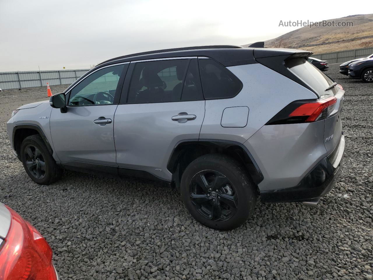 2021 Toyota Rav4 Xse Silver vin: 4T3E6RFV0MU059725