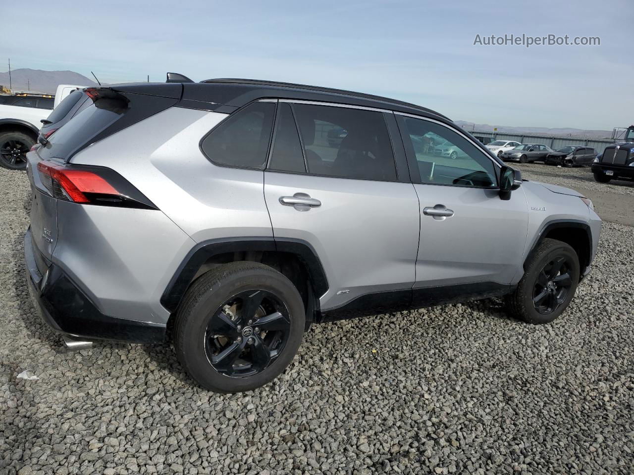 2021 Toyota Rav4 Xse Silver vin: 4T3E6RFV0MU059725