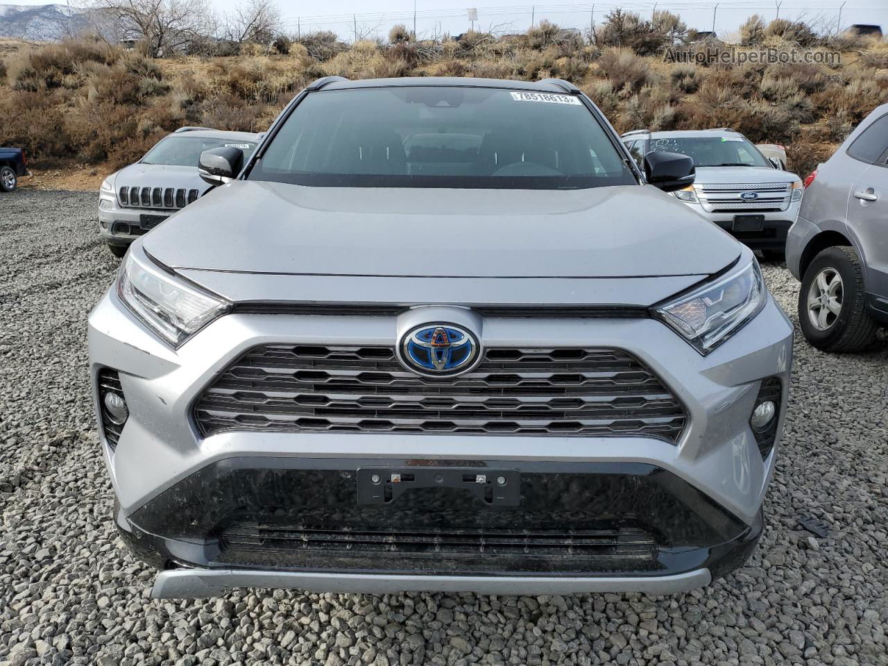 2021 Toyota Rav4 Xse Silver vin: 4T3E6RFV0MU059725