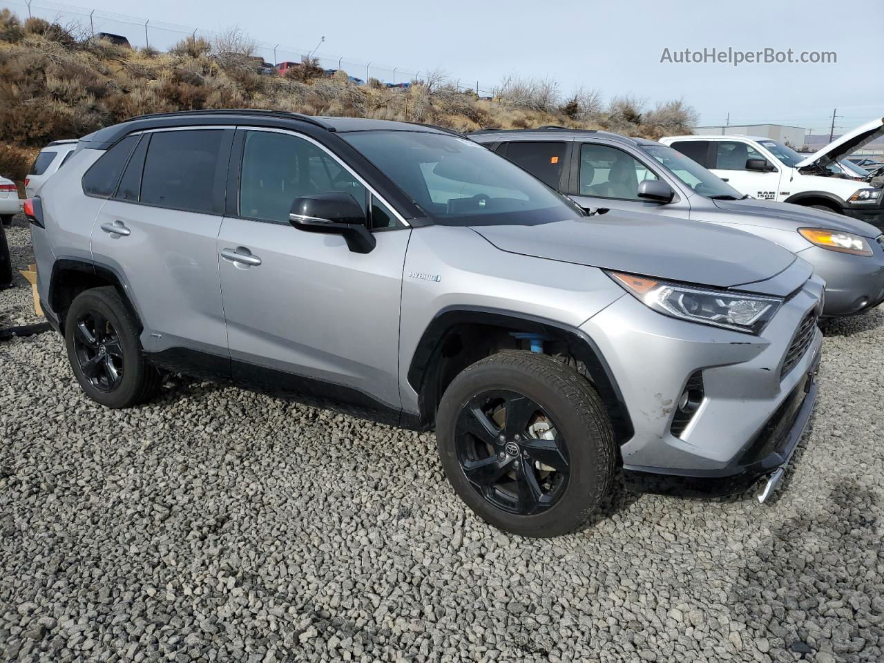 2021 Toyota Rav4 Xse Silver vin: 4T3E6RFV0MU059725