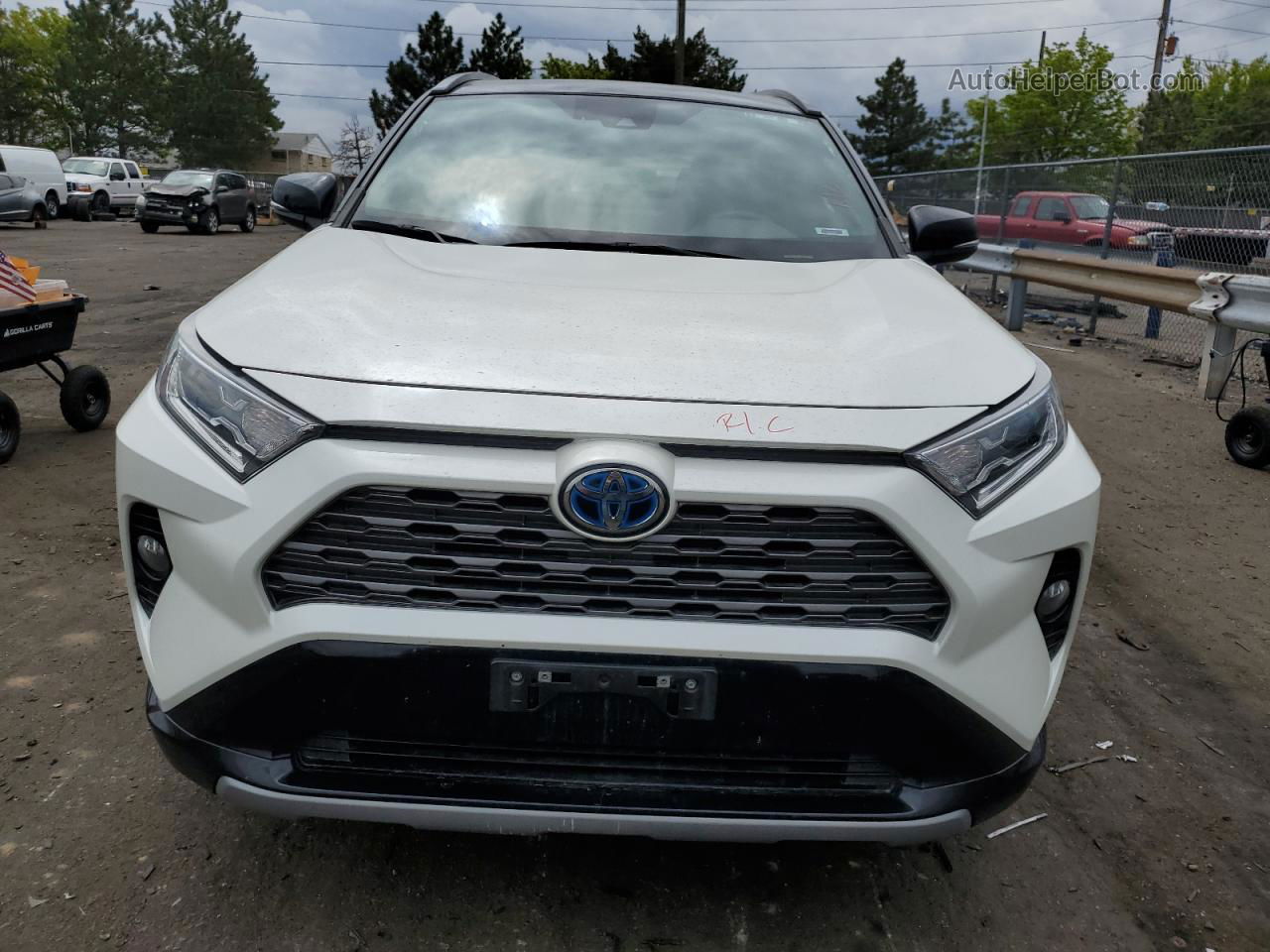 2021 Toyota Rav4 Xse Белый vin: 4T3E6RFV1MU036146