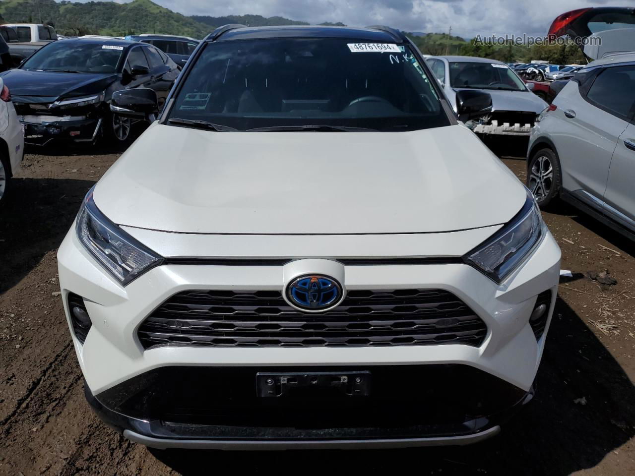 2021 Toyota Rav4 Xse White vin: 4T3E6RFV4MU034102