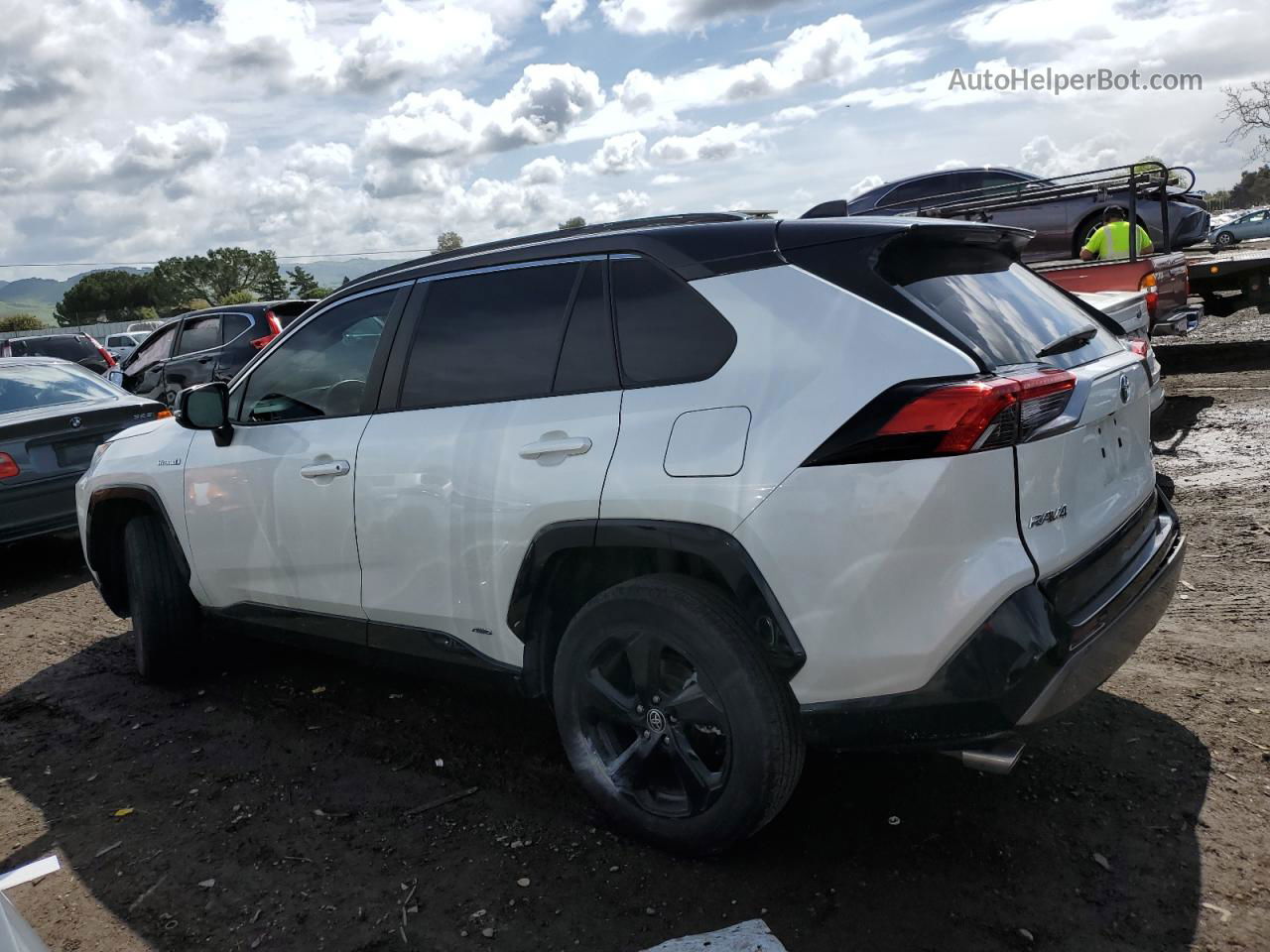 2021 Toyota Rav4 Xse White vin: 4T3E6RFV4MU034102