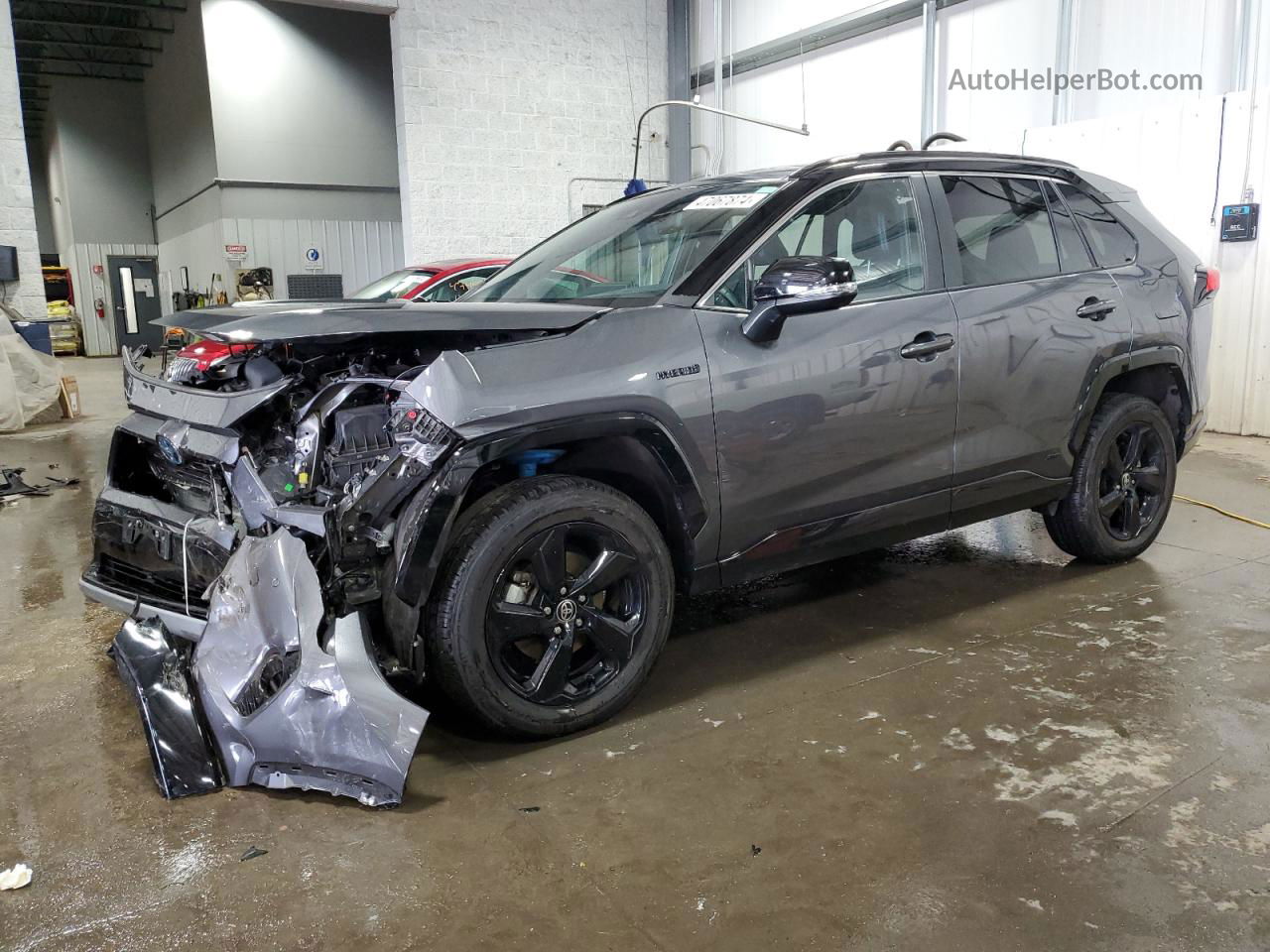 2021 Toyota Rav4 Xse Серый vin: 4T3E6RFV9MU048853