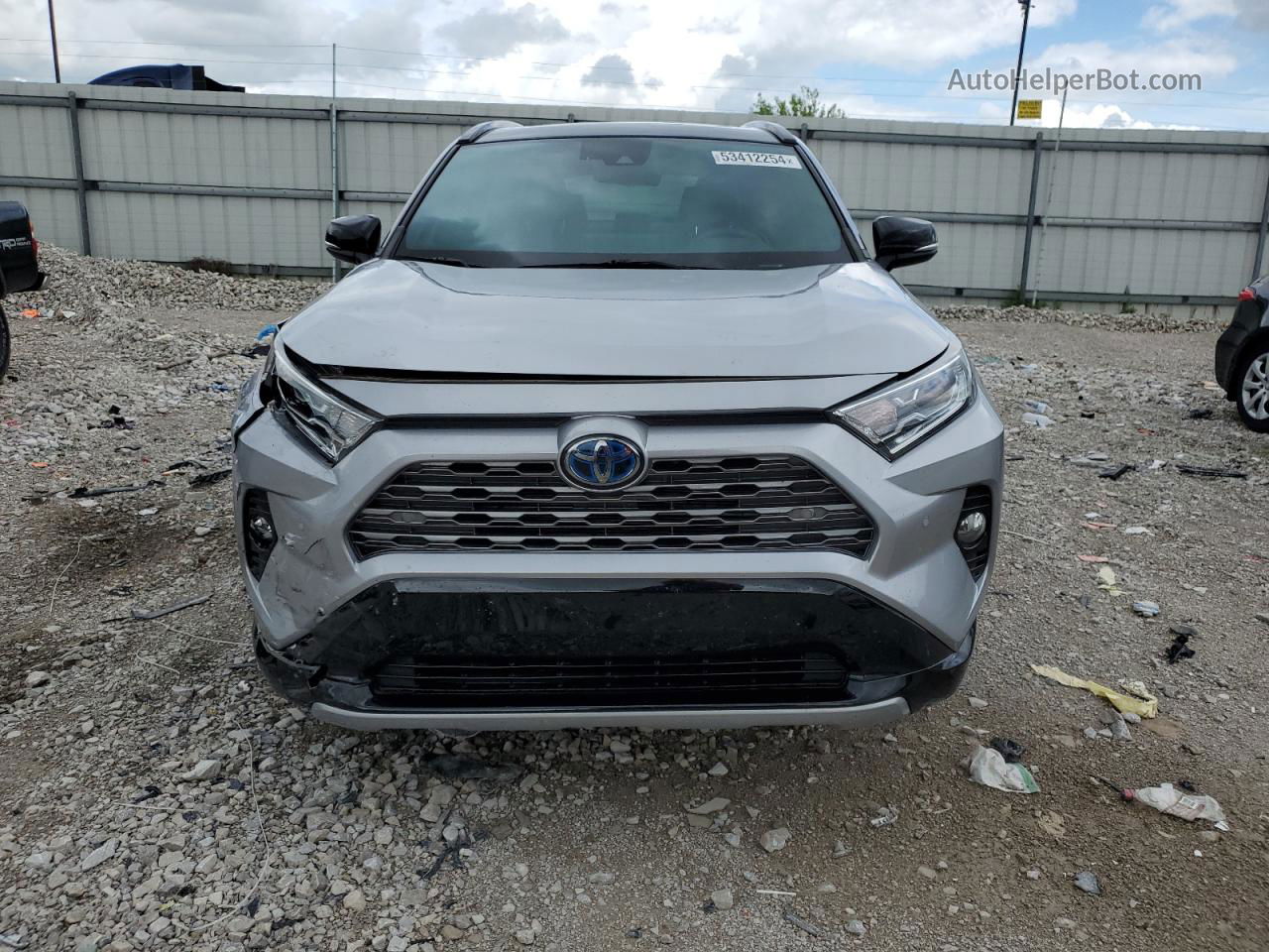 2020 Toyota Rav4 Xse Silver vin: 4T3EWRFV0LU008675