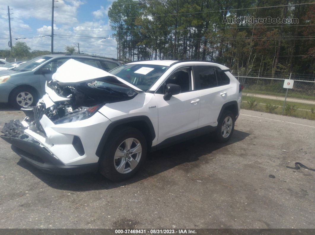 2021 Toyota Rav4 Le Hybrid Белый vin: 4T3LWRFV9MU018050