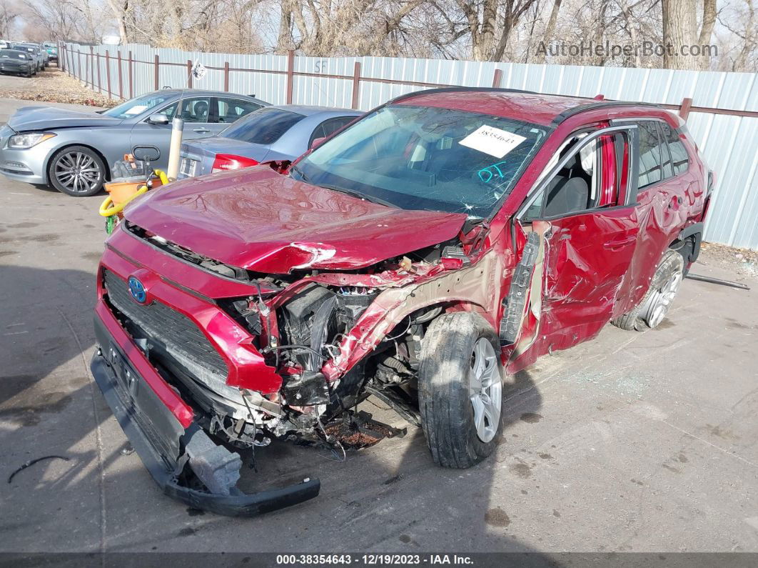 2021 Toyota Rav4 Le Hybrid Red vin: 4T3MWRFVXMU031295