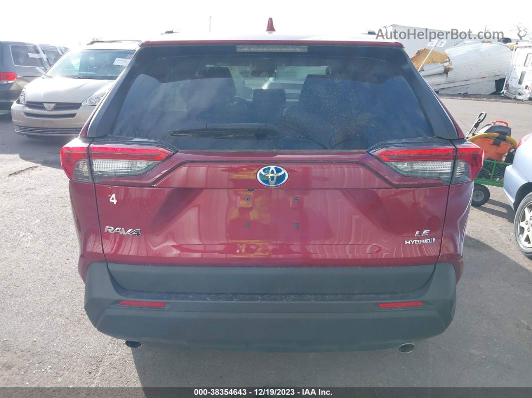 2021 Toyota Rav4 Le Hybrid Red vin: 4T3MWRFVXMU031295