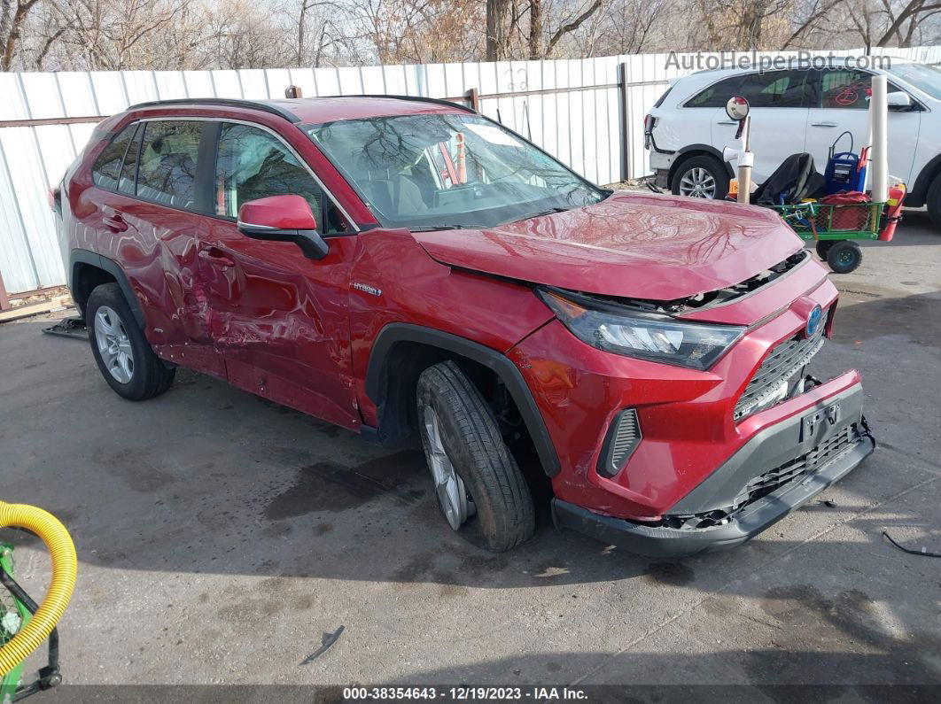 2021 Toyota Rav4 Le Hybrid Red vin: 4T3MWRFVXMU031295