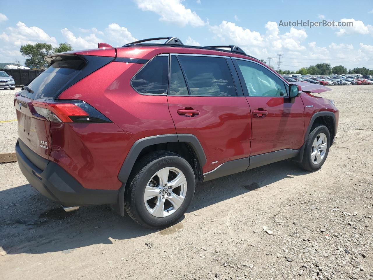 2021 Toyota Rav4 Xle Красный vin: 4T3R6RFV7MU006022