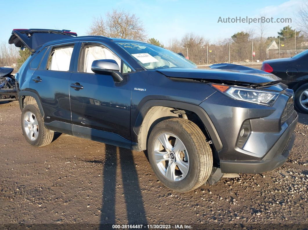 2021 Toyota Rav4 Xle Hybrid Gray vin: 4T3R6RFVXMU006581