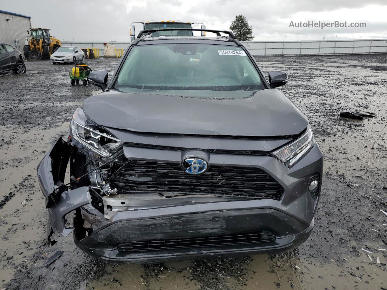 2021 Toyota Rav4 Xle Gray vin: 4T3RWRFV0MU049682