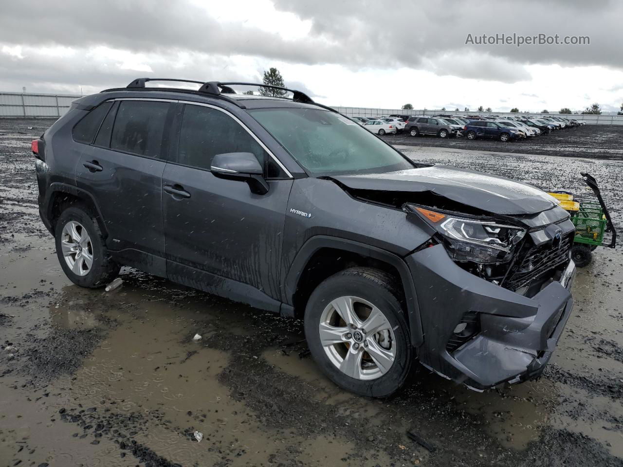 2021 Toyota Rav4 Xle Gray vin: 4T3RWRFV0MU049682